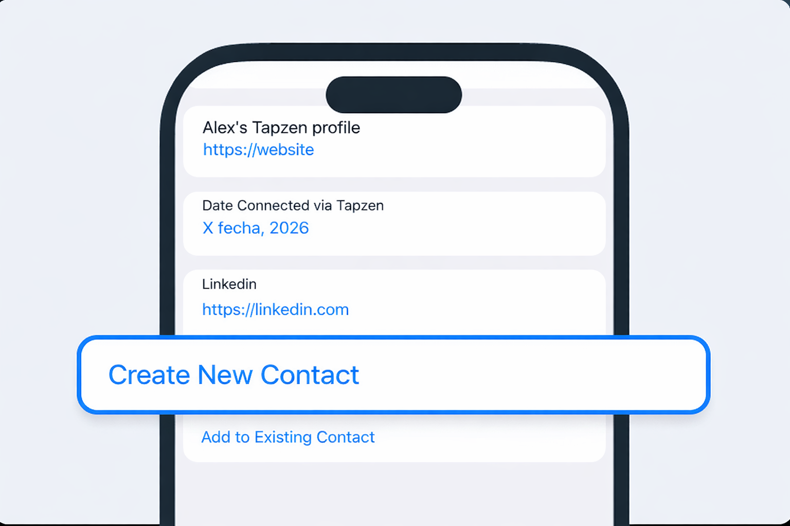 Save contact guide